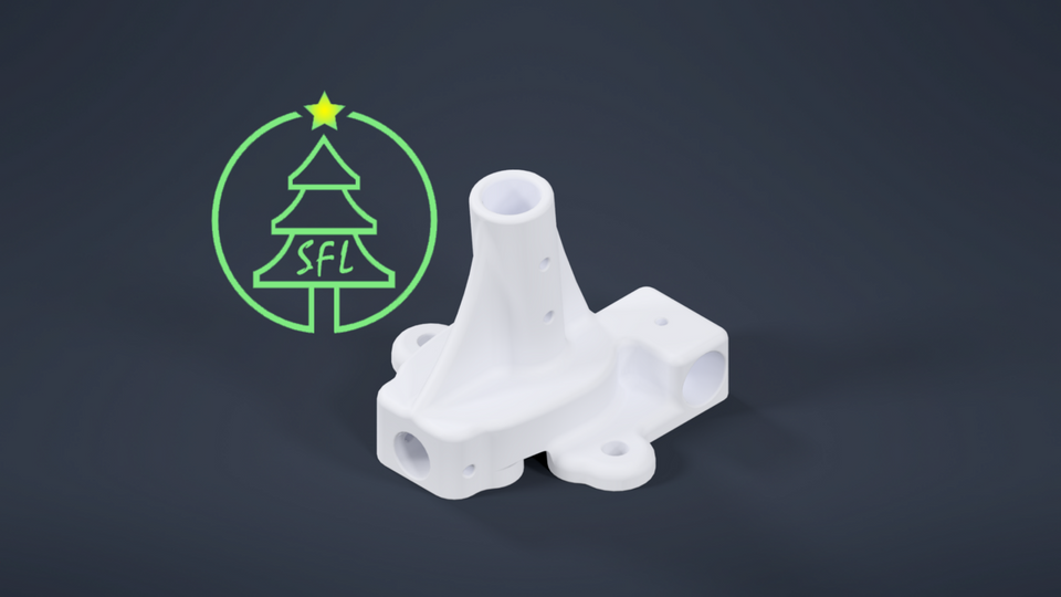 STL File - 1/2" PVC Single SFL Ultimate Arch Base