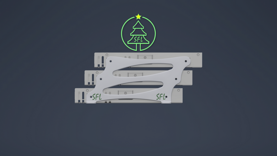 STL File - Triple LRS-350 Power Supply Mounting Bracket