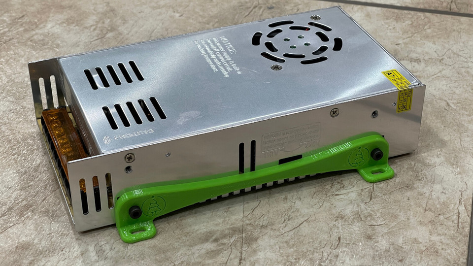 STL File - Single LRS-350 Power Supply Mounting Bracket