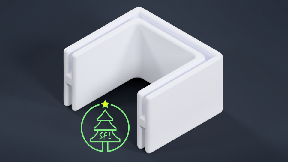 STL File - PermaTrack Middle Joiner