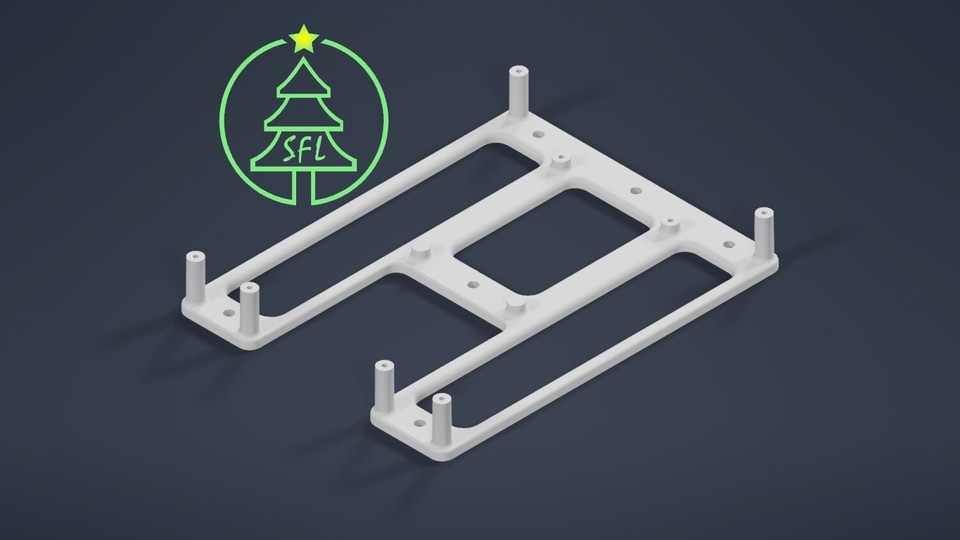 STL File - Kulp K32A-B Base/Wall Mount