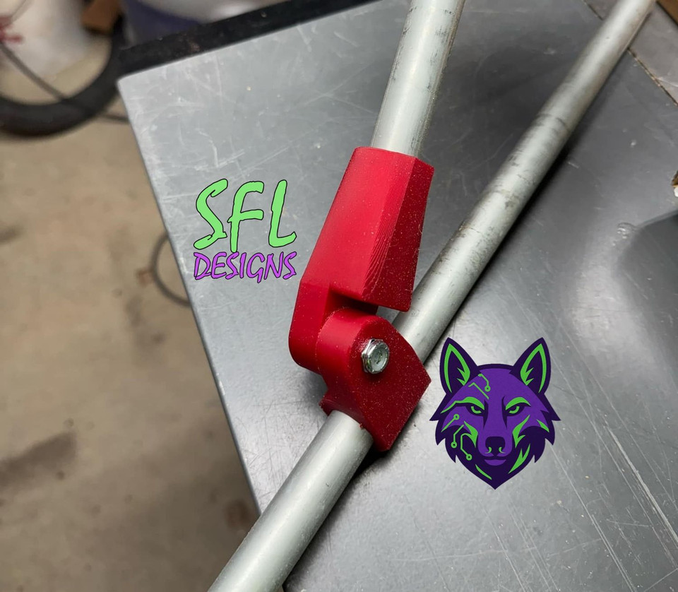 STL File - Adjustable Coyote Connector 3/4" PVC Part B