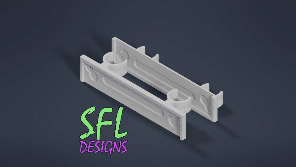 STL File - Budbox NBF-32022 Mount Dual 1" PVC