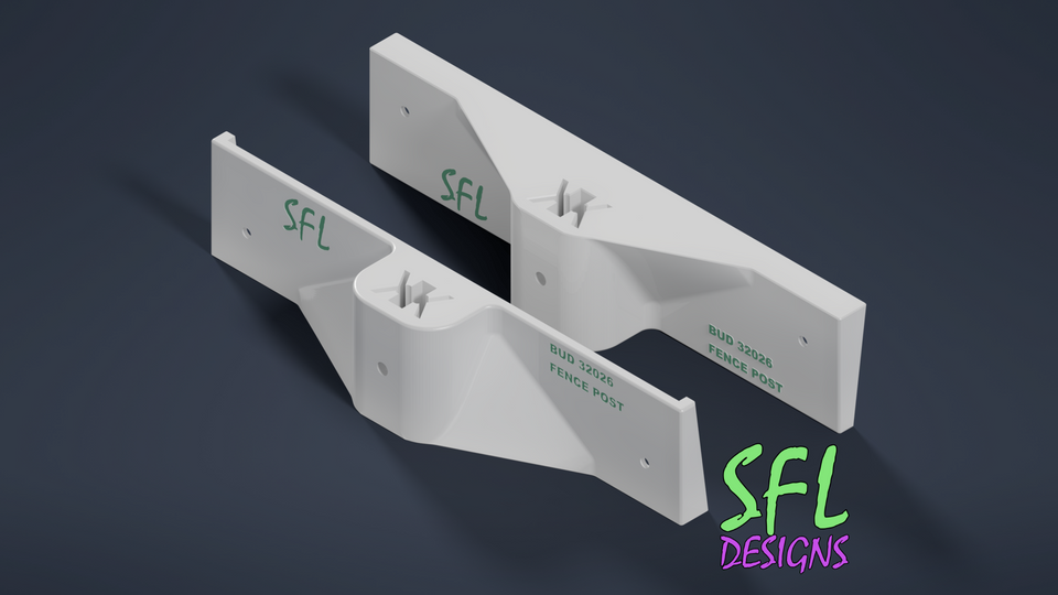 STL File - Budbox NBF-32026 Mount Fence Post