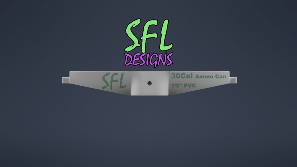 STL File - 0.30 CAL Ammo Can Mount 1/2" EMT