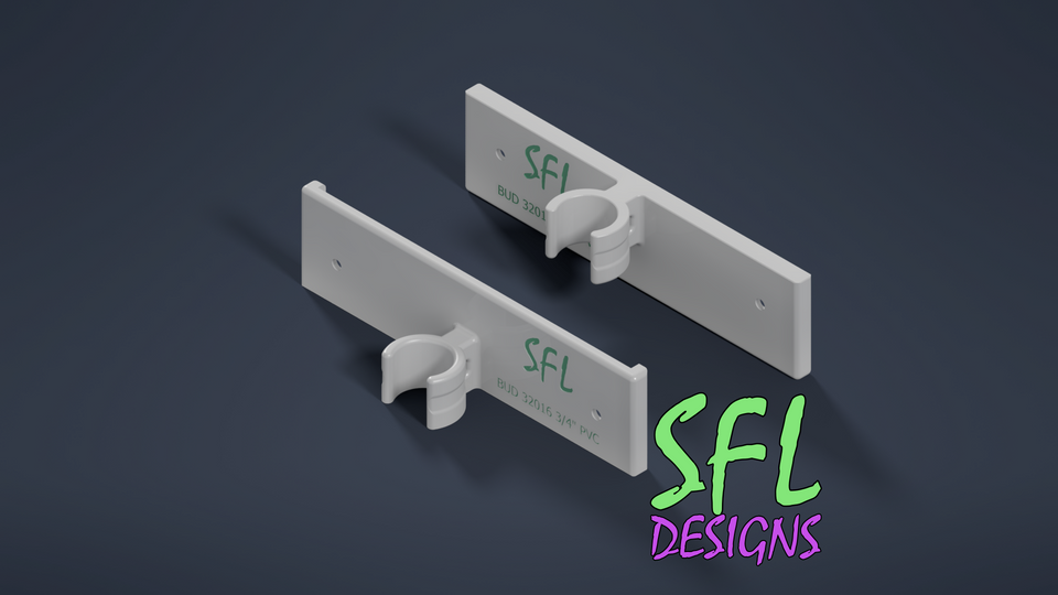 STL File - Budbox NBF-32016 Mount Single 3/4" PVC
