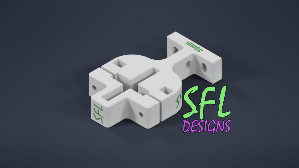 STL File - T-Post to Coro Bracket