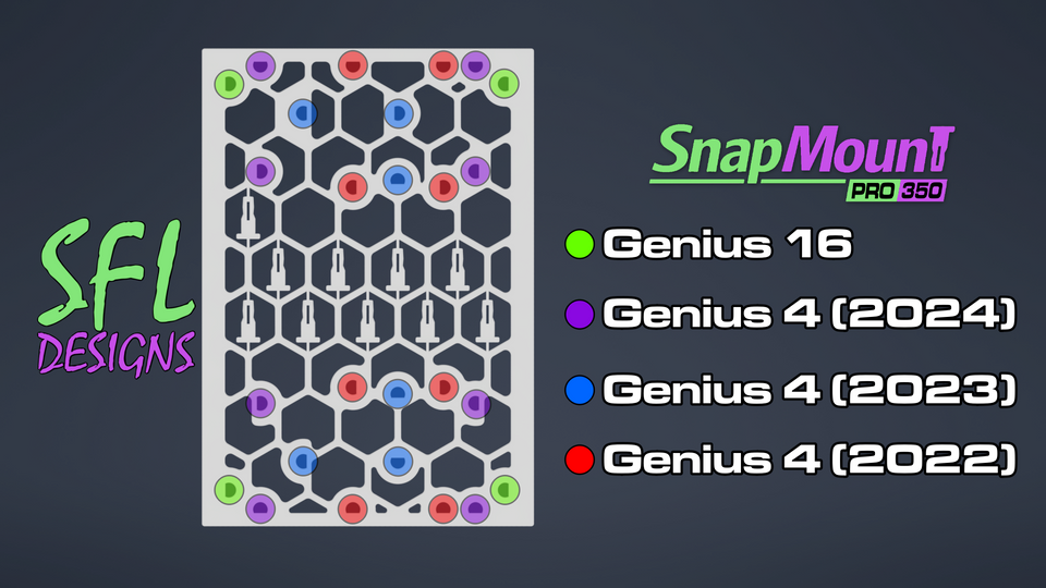 SnapMount Pro 350 - Genius 4 & 16