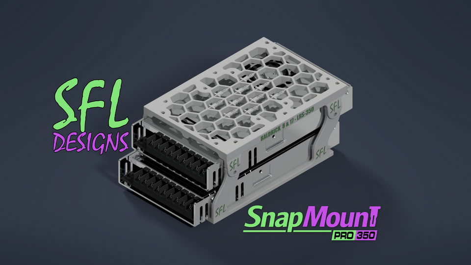 STL File - SnapMount Pro 350 - Baldrick 8 & 17