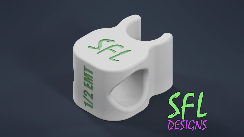 STL File - 20mm PVC Open Inline Pipe Coupler