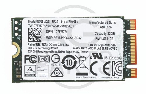 DELL 13 G2 (7310) (TOUCH & NON) SOLID STATE DRIVE 32GB