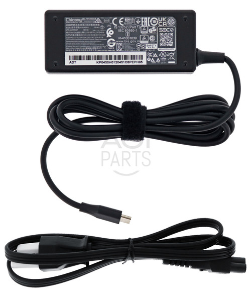 ACER C721 / C721T (TOUCH) / R721T (TOUCH) / C722 / C734 / C734T (TOUCH) / R752T (TOUCH) / R752TN (TOUCH) / R753TN (TOUCH) / R851TN (TOUCH) / C933 / C933T (TOUCH) / CB315-3H / CP713-2W (TOUCH) USB-C AC ADAPTER