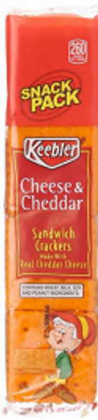 Keebler - Cheese & Cheddar Sandwich Crackers - 1.8 Oz Case Pack 12
