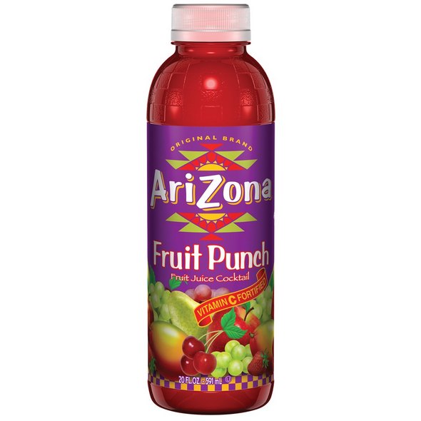 Arizona - Fruit Punch - 24/20 oz plastic bottle Arizona - Fruit Punch - 24/20 oz plastic bottle