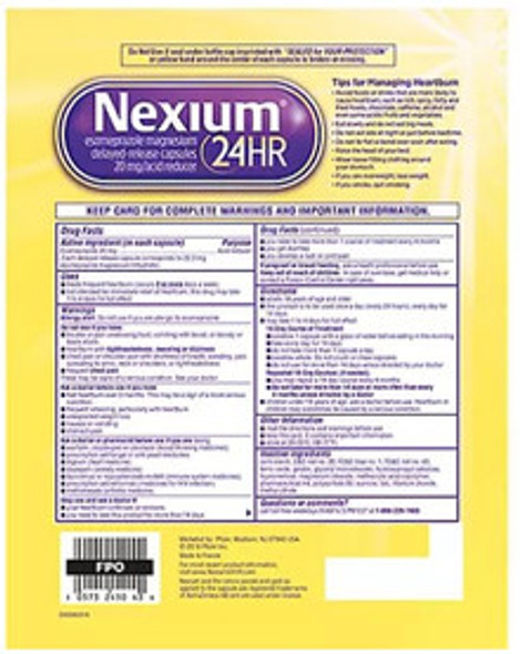 NEXIUM Digestive Esomeprazole Magnesium Acid Reducer Capsules 20mg 42cap 3pk *Email us for Pricing Access