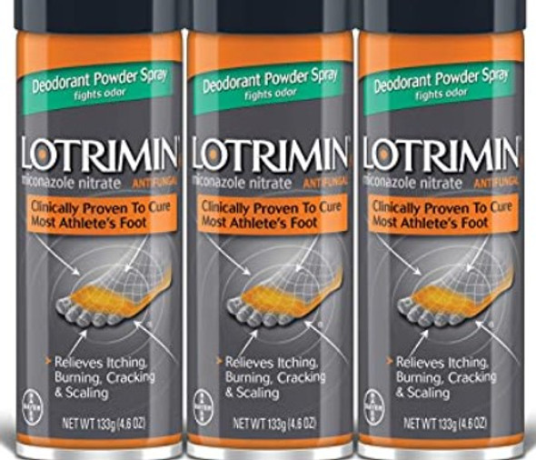 LOTRIMIN First Aid Miconazole Nitrate Athlete's Foot, Jock Itch  Liquid 2% 4.6oz 3pk *Email us for Pricing Access