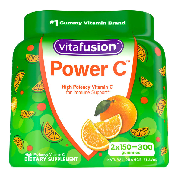 VITAFUSION Immune Support Zinc Vitamin C Fruit Flavor Gummies 180ct 2pk *Email us for Pricing Access
