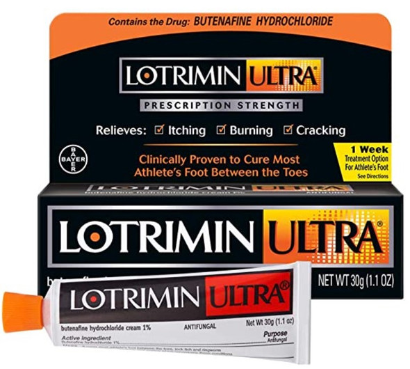 LOTRIMIN First Aid Butenafine Hydrochloride Athlete's Foot Treatment Topical 1.1oz 1pk*COST
