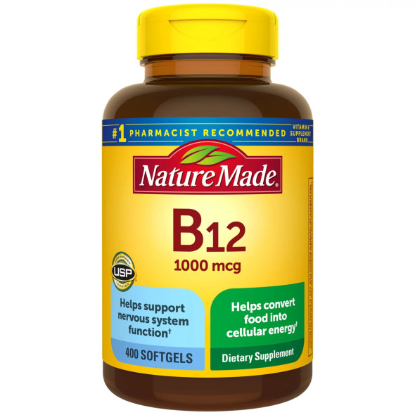 NATURE MADE Vitamin B12  Capsules 1000mcg 400cap 1pk*COST