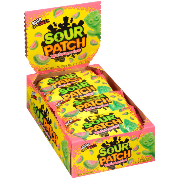 Sour Patch Kids Watermelon Soft & Chewy Candy, 24 pk.