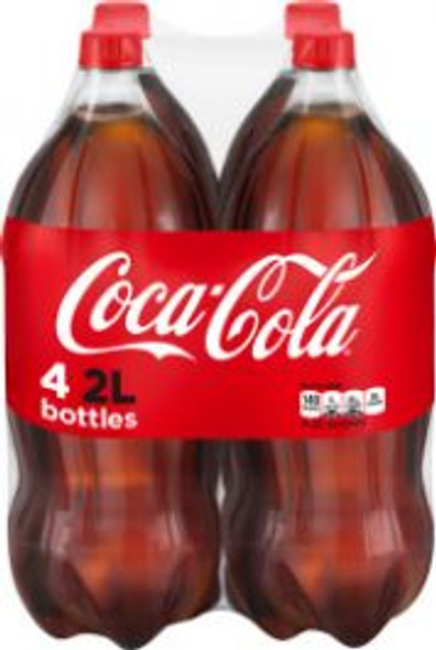 Coca-Cola Bottles, 2 Liters, 4 Pack, 2 Sets
