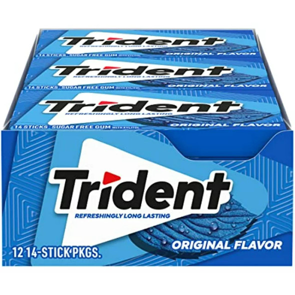 Trident Original Flavor Sugar-Free Gum, 15 pk.