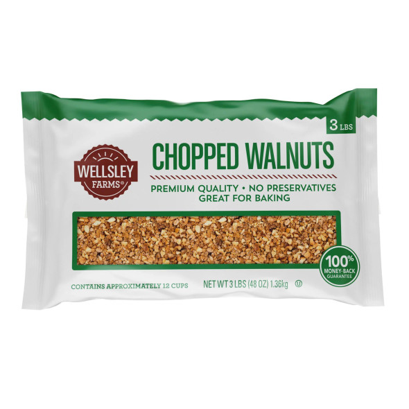 Wellsley Farms Chopped Walnuts, 32 oz.