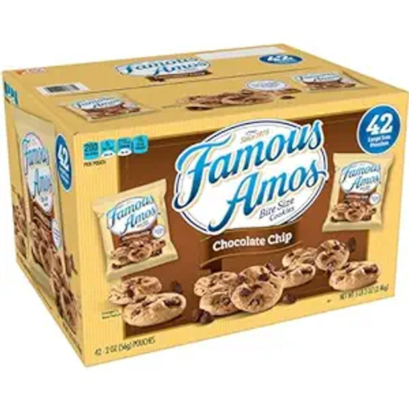 Famous Amos Chocolate Chip Cookies, 42 ct.