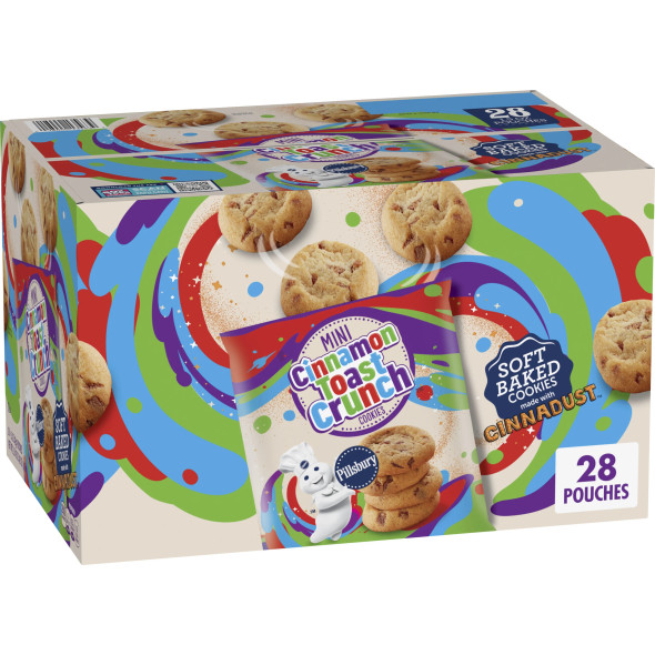 Pillsbury Mini Soft Baked Cookies Cinnamon Toast Crunch, 28 ct.
