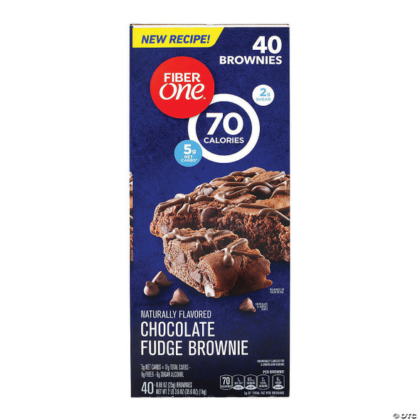 Fiber One Chocolate Fudge Brownie, 40 ct./0.89 oz.