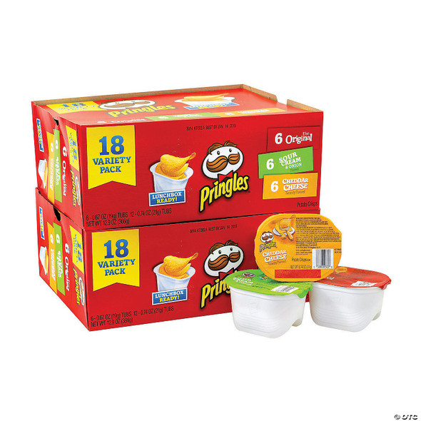 Pringles Variety Pack Grab N'Go Cans, 12 pk.