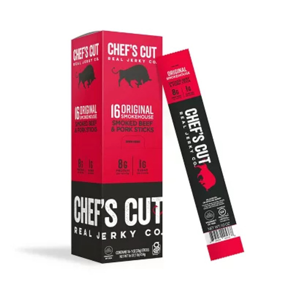 Chef's Cut Original Smokehouse Beef/Pork Meat Stick, 16 ct./1 oz.