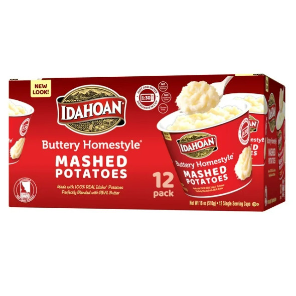 Idahoan Buttery Homestyle Cup Pack, 12 pk./1.5 oz.