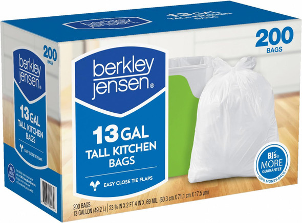Berkley Jensen Kitchen Bags, 200 ct./13 gal. 0.69mL