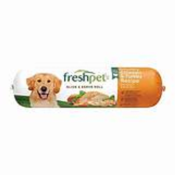 Freshpet Select Chunky Chicken and Turkey with Vegetables and Brown Rice Dog Food, 1.5 lbs.