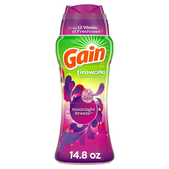 Gain Fireworks In-Wash Scent Booster Beads, 34 oz. - Moonlight Breeze