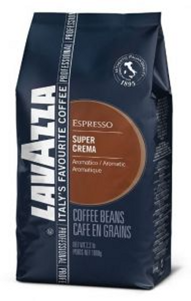 Lavazza - Super Crema Espresso Coffee Beans - 2.2 lbs Case 6pk