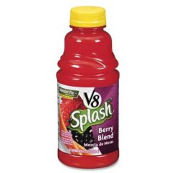 V8 Splash - Berry Blend Drink - 12/16 oz plastic bottles