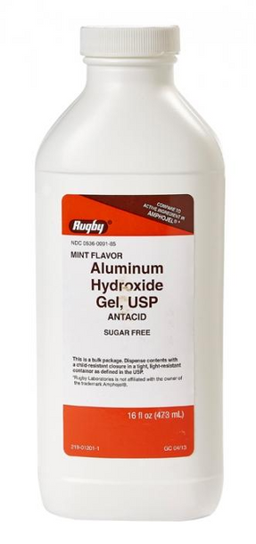 Major Digestive Aluminum Hydroxide 320mg Gel - Mint Flavor Compared to:Amphojel® 473ml 12pk