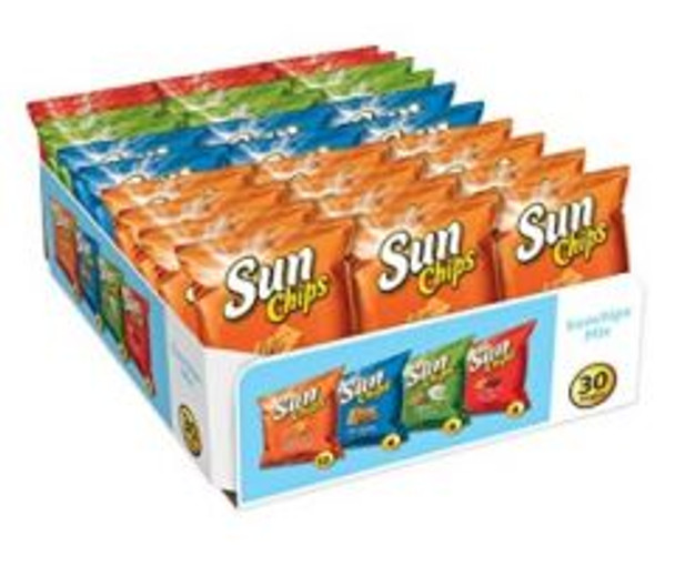 Frito-Lay SunChips Variety Pack, 30 Ct Case Pack 2
