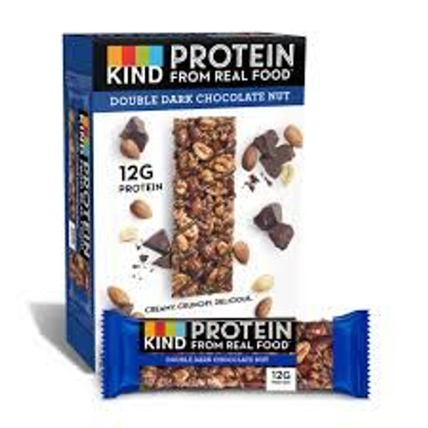 KIND Protein - Double Dark Chocolate Nut Bars - 12/1.76 oz 6 case pk