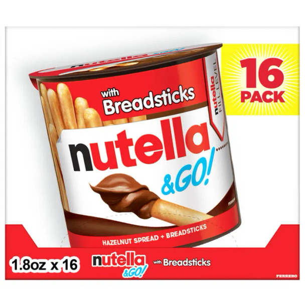 Nutella & Go with Breadsticks, 16 ct./1.8 oz.