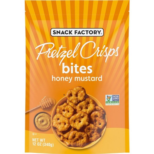 Snack Factory Honey Mustard Pretzel Crisps Bites, 27 oz.