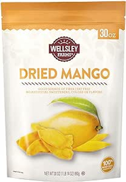 Wellsley Farms Dried Mango, 30 oz.