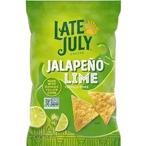 Late July Snacks Jalapeno Lime Tortilla Chips, 16 oz.