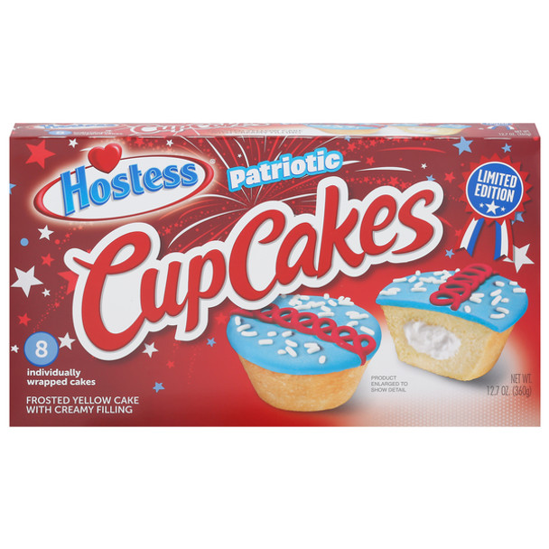 Hostess Patriotic Cupcakes, 16 ct.