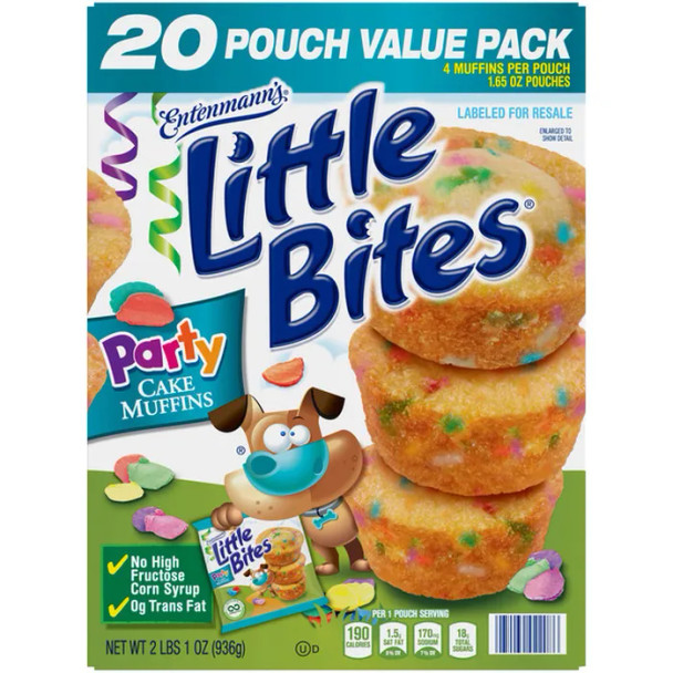 Entenmann's Little Bites Party Cakes, 20 pk.