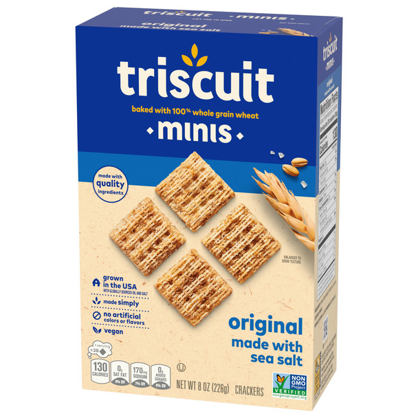 Triscuit Original Whole Grain Wheat Vegan Crackers, 4 pk./8.5 oz.