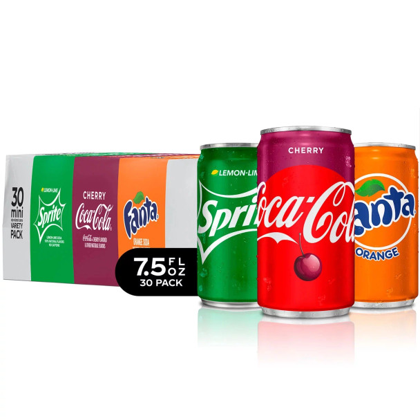Coca-Cola Mini Cans Variety Pack, 30 pk./7.5 oz.