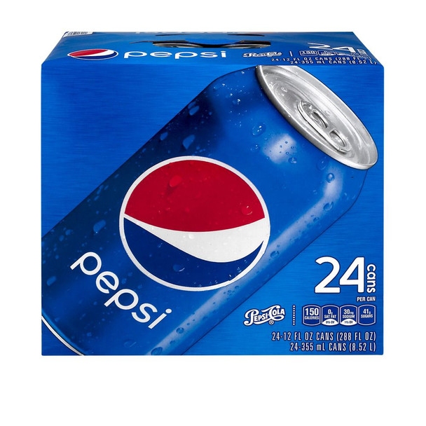 Pepsi Soda, 24 pk./12 oz. cans